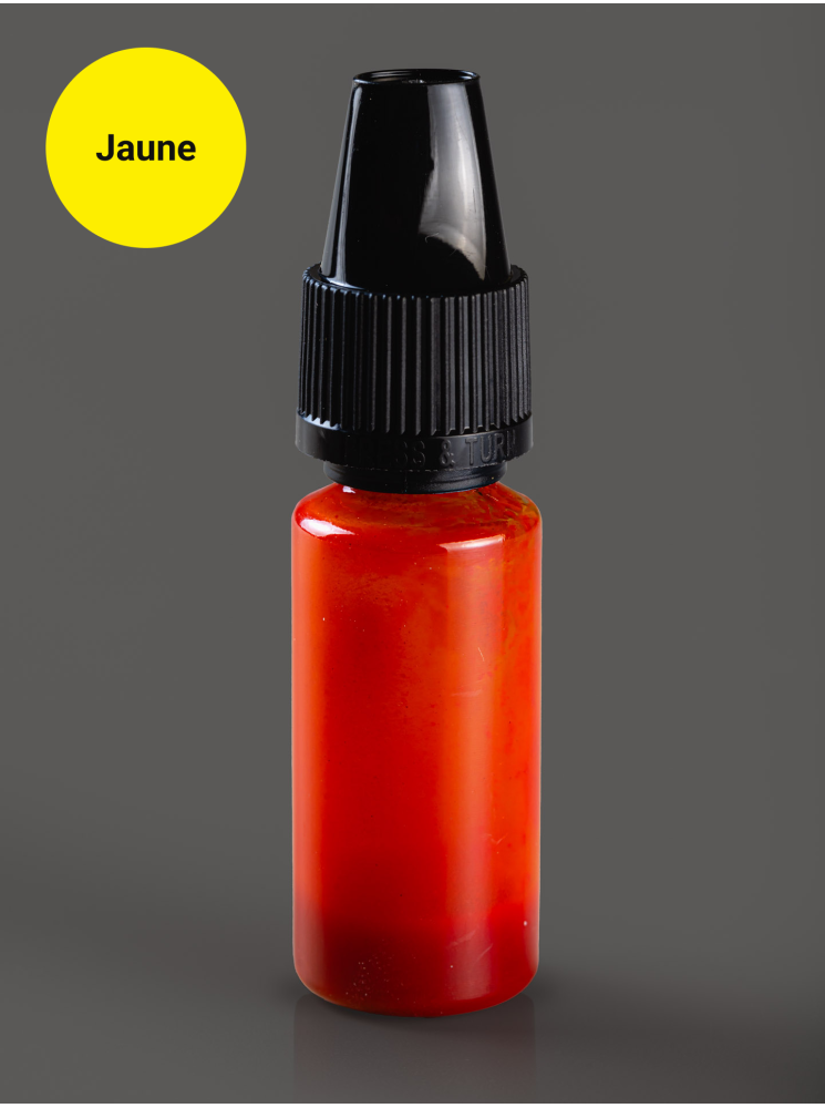 Colorant liquide jaune d'or – Teinte lumineuse pour des bougies éclatantes