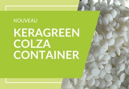 Nouveau : Keragreen Colza Container, pour les bougies coulées