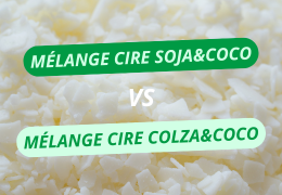 Comparatif : cire soja-coco ou colza-coco, laquelle choisir ?